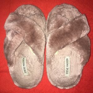 Fall Winter Violet Steve Madden Slide Slippers